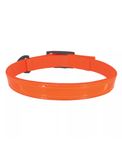 Water & Woods Double-Ply Reflective Dog Collar - 26" Blaze Orange