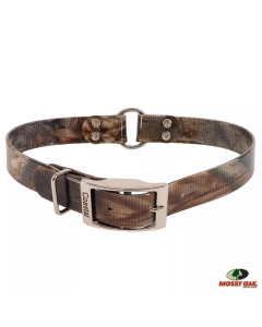 Water & Woods Waterproof Dog Collar with Center Ring - 22" Mossy Oak Shadow Grass Blades