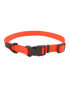 Water & Woods 1" x 18"-26" Adjustable Dog Collar - Safety Orange