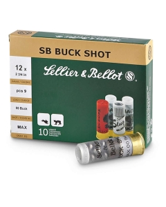 Sellier & Bellot 12 Ga 2 3/4" LE Rubber Buckshot