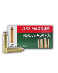 Sellier & Bellot 357 Magnum 158 grain Soft Point (box of 50)