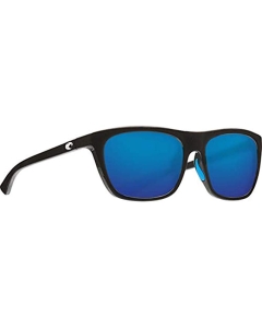 Costa Cheeca 580G Shiney Black Blue Mirror Polarized Sunglasses