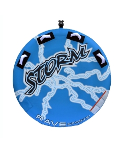 Rave Water Sports Storm 2 Rider Round Towable Tube