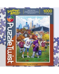 Puzzle Twist Sunday Scrimmage 1000 Piece Puzzle