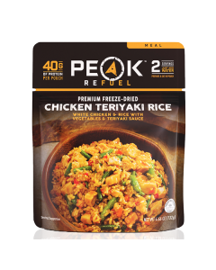 Peak Refuel Premium Freeze Dried Chicken Teriyaki Rice