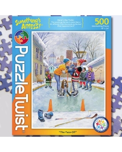 Puzzle Twist The Face Off 500 Piece Puzzle