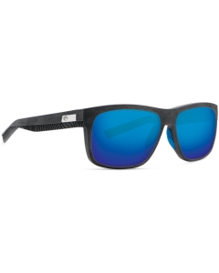 Costa Baffin 580G Net Gray w/ Blue Rubber Blue Mirror Polarized Sunglasses