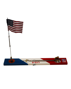 Beaver Dam American Flag Premium Wood Tip-Up