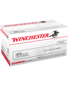 Winchester USA 45 ACP 230gr Full Metal Jacket - 100 Rounds