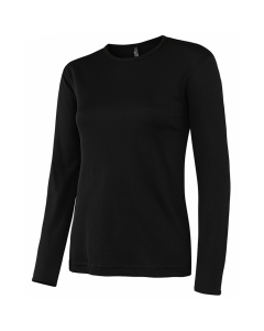 Terramar Womens Poly Top - Black