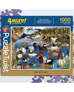 Puzzle Twist Waterfowl Wonder 1000 Piece Puzzle