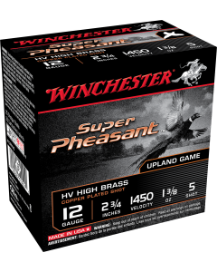 Winchester Super Pheasant 12 Ga 2 3/4" 1 3/8oz 5 Shot - 25 Rounds