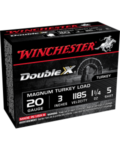 Winchester Double X 20 Ga 3" 1 1/4oz 5 Shot - 10 Rounds