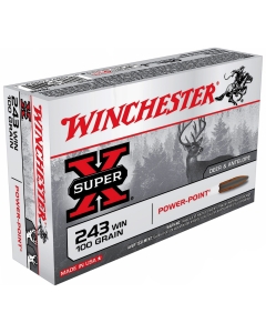 Winchester Super-X 243 Winchester 100 Grain Power-Point - 20 Rounds
