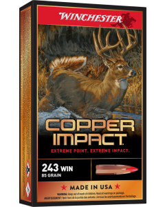 Winchester Copper Impact 243 Win 85gr - 20 Rounds