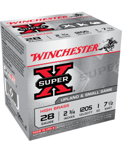 Winchester Super-X 28 Ga 2 3/4" 1oz 7.5 Shot - 25 Rounds