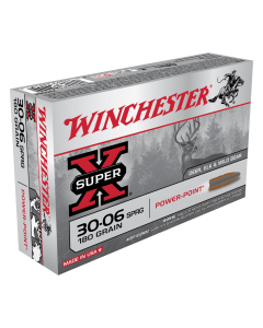 Winchester Super-X Ammunition 30-06 Springfield 180 Grain Power-Point