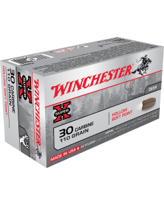 Winchester Super-X 30 Carbine 110gr Hollow Soft Point - 50 Rounds