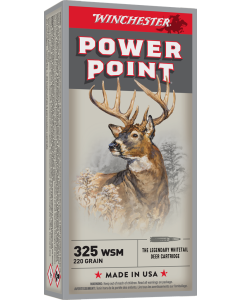 Winchester Power-Point 325 WSM 220gr Soft Point - 20 Rounds