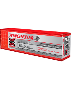 Winchester Super-X 22 LR 40gr Copper Plated HP - 100 Rounds
