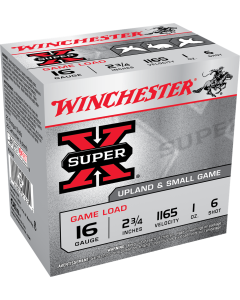 Winchester Super-X 16 Ga 2 3/4" 1oz 6 Shot - 25 Rounds