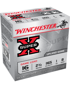 Winchester Super-X 16 Ga 2 3/4" 1oz 8 Shot - 25 Rounds