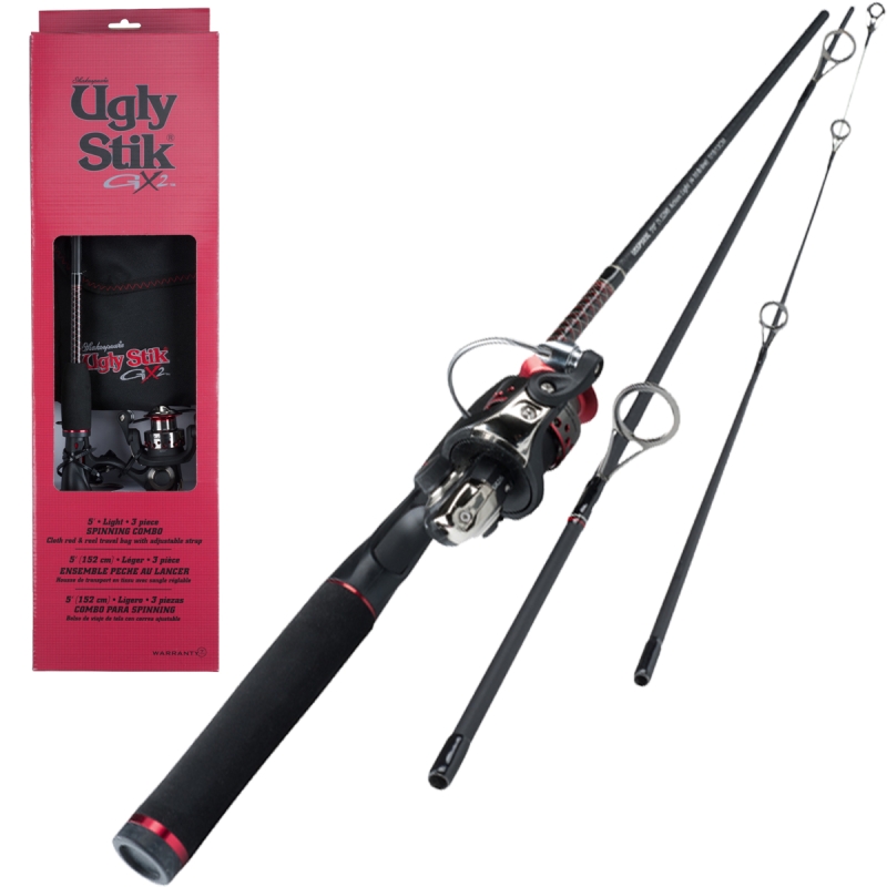Shakespeare Ugly Stik GX2 Travel Kit 503L-25 Spinning Combo at Glen's