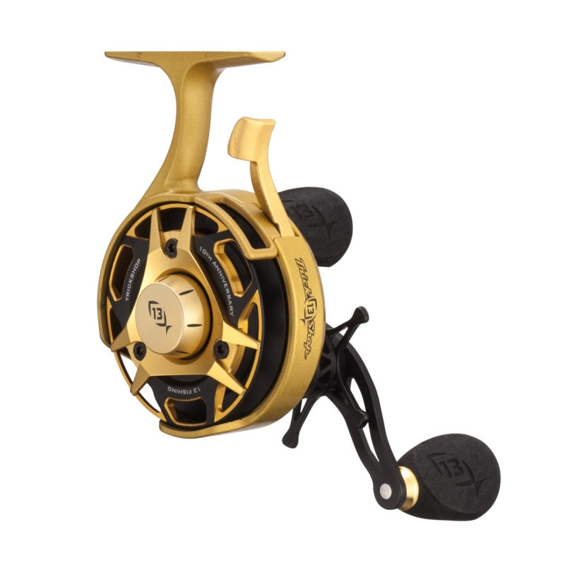 13 Fishing FreeFall Carbon 10th Anniversary Trick Shop Edition LH Reel at Glen's 13 Fishing FreeFall Carbon 10th Anniversary Trick Shop Edition LH Reel at Glen's