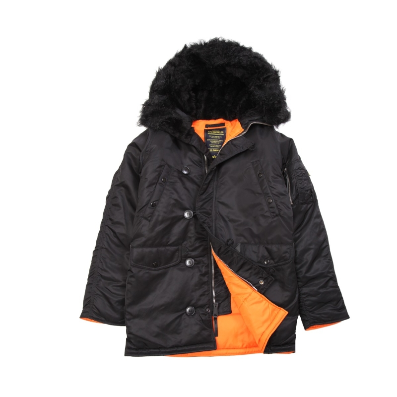 Alpha Industries Slim Fit N-3B Parka with Free Shipping