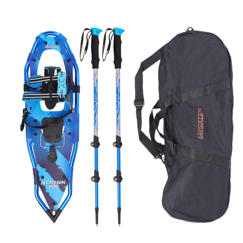Expedition Norsk Series Lightweight Snowshoe Kit with Poles at Glen's