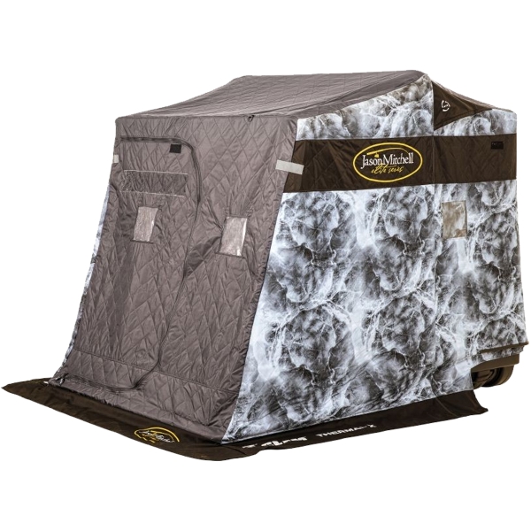 Clam Jason Mitchell Thermal X 2 Man Ice Fishing Shelter at Glen's