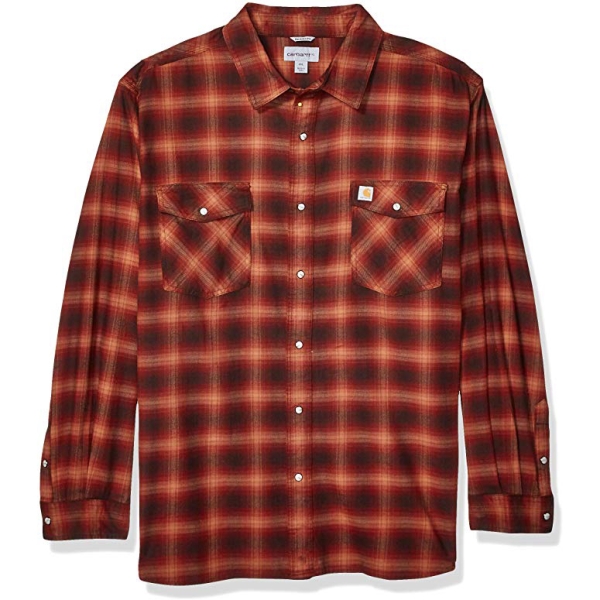 Carhartt rugged flex hamilton plaid shirt online