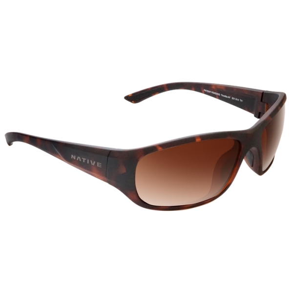 Native Throttle AF Sunglasses Matte Tortoise Brown Polarized