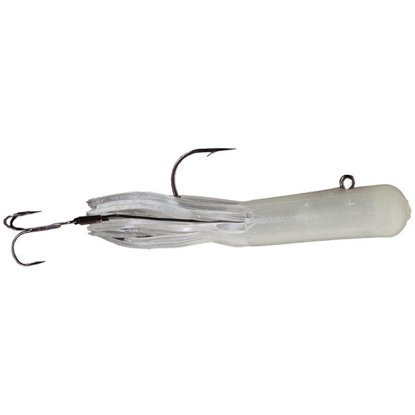 Mission Tackle Lake Trout Tube - 1/2 oz / White Rigged
