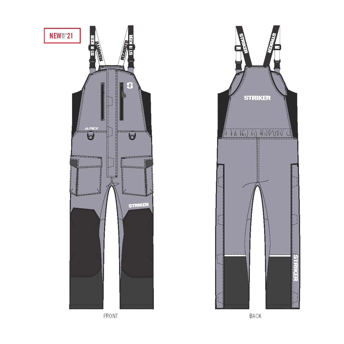Striker Ice Apex Bibs